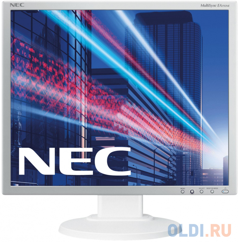 

Монитор 19" NEC EA193MI серебристый белый AH-IPS 1280x1024 250 cd/m^2 6 ms DVI DisplayPort VGA Аудио
