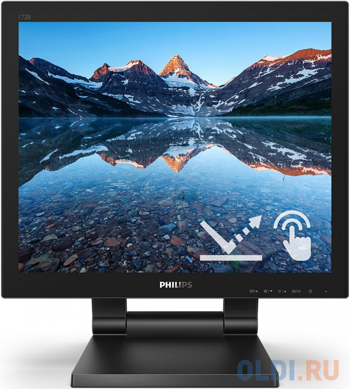 

Монитор жидкокристаллический PHILIPS Монитор LCD 17'' [5:4] 1280х1024(SXGA) TN, nonGLARE, 250cd/m2, H170°/V160°, 1000:1, 50M:1, 16.7M, 1ms,