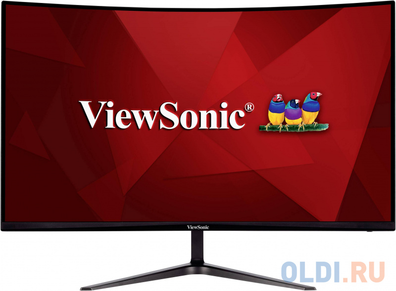 

Монитор жидкокристаллический ViewSonic Монитор LCD 31.5'' [16:9] 1920х1080(FHD) VA, Curved, nonGLARE, 300cd/m2, H178°/V178°, 4000:1, 80M:1, 16,7 миллионов цветов, 1ms, VGA, 2xHDMI, DP, Tilt, Speakers, 3Y, Black