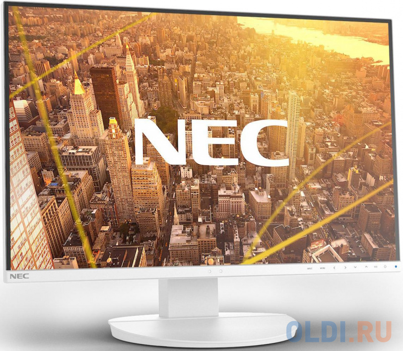 

Монитор жидкокристаллический NEC Монитор LCD 22.5'' [16:10] 1920х1200(WUXGA) IGZO, nonGLARE, 250cd/m2, H178°/V178°, 1000:1, 16.7M, 5ms, VGA, DVI, HDMI, DP, USB-Hub, Height adj, Tilt, Swivel, Speakers, 3Y, White