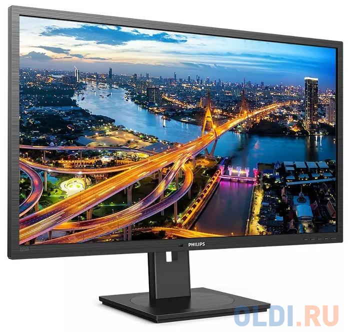МОНИТОР 32" PHILIPS 325B1L/00 Black с поворотом экрана (IPS, 2560x1440, 75Hz, 4 ms, 178°/178°, 250 cd/m, 50M:1, +2xHDMI фото