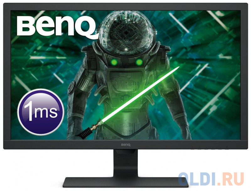 

Монитор 27" BENQ GL2780E черный TN 1920x1080 300 cd/m^2 1 ms VGA DisplayPort HDMI DVI 9H.LJ6LB.VFE