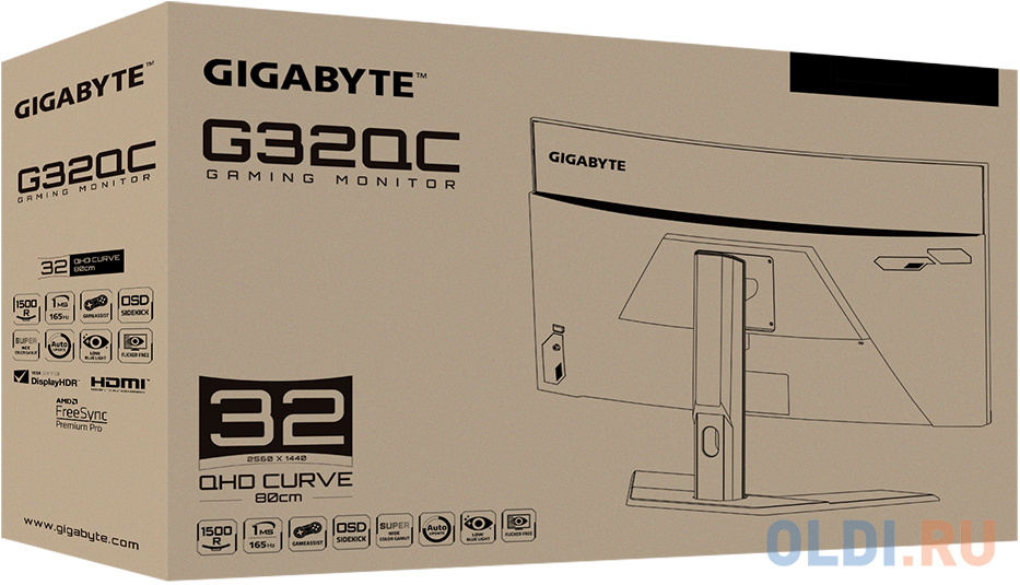 Монитор 31.5" GigaByte G32QC A-EK фото