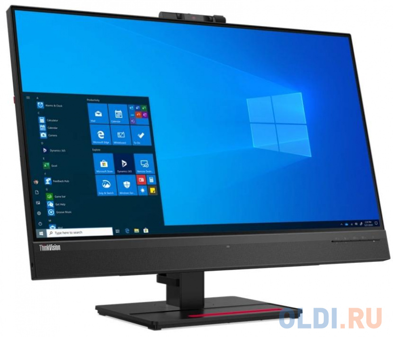 Монитор 27" Lenovo ThinkVision T27hv-20 черный IPS 2560x1440 350 cd/m^2 4 ms HDMI DisplayPort USB Type-C USB Аудио 62A9GAT1EU фото