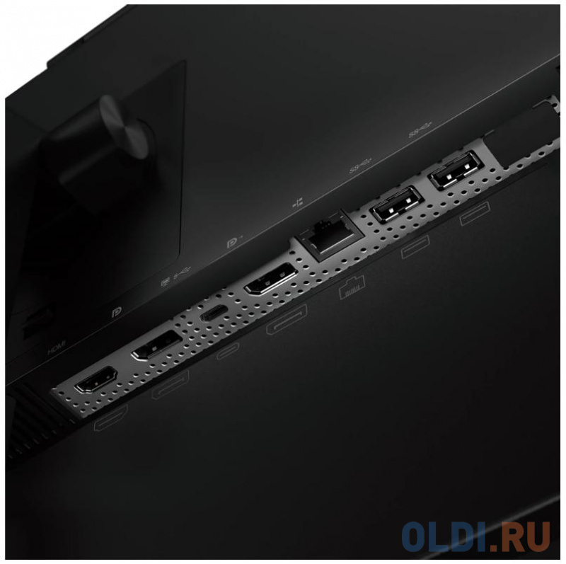Монитор 27" Lenovo ThinkVision T27hv-20 черный IPS 2560x1440 350 cd/m^2 4 ms HDMI DisplayPort USB Type-C USB Аудио 62A9GAT1EU фото