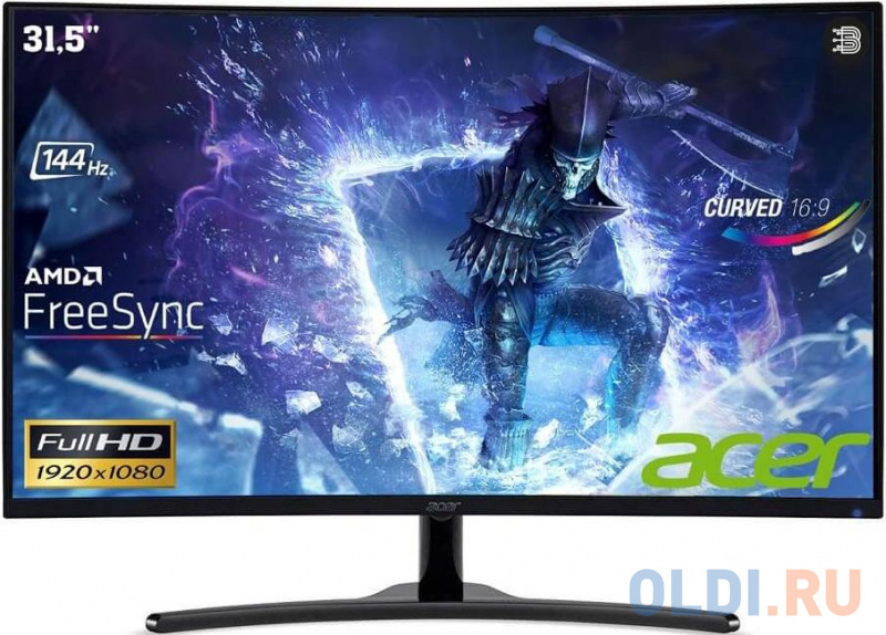 

Монитор 31.5" Acer ED322QPBMIIPX, Черный