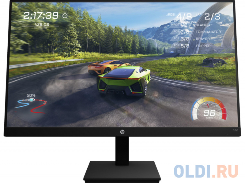 

Монитор 32" HP X32 QHD Gaming Monitor черный IPS 2560x1440 400 cd/m^2 1 ms HDMI DisplayPort Аудио
