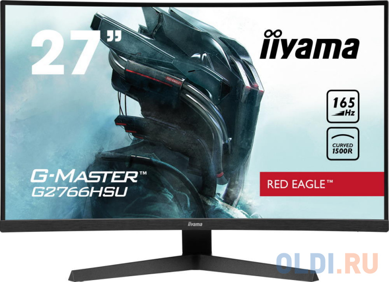 

Монитор Iiyama 27" Red Eagle G2766HSU-B1 VA 1920x1080 165Hz 250cd/m2 16:9