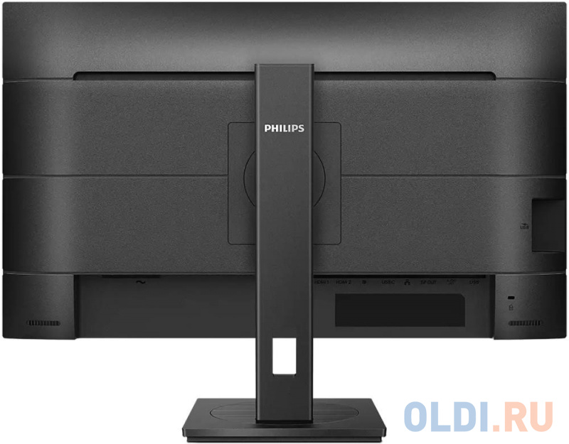 МОНИТОР 27" PHILIPS 276B1/00 Black с поворотом экрана (IPS, 2560x1440, 75Hz, 4 ms, 178°/178°, 300 cd/m, 50M:1, +2xHDMI 1 фото