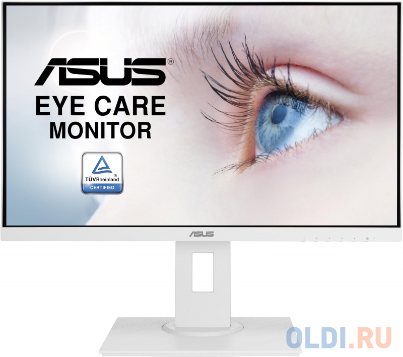 

ASUS 23.8" VA24DQLB-W IPS LED, 1920x1080, 5ms, 250 cd/m, 178°/178°, 100M:1, D-Sub, HDMI, DP, USB-hub, 75Hz, колонки, FreeSync, GamePlus Tec., HAS, Tilt, Swivel, Pivot, VESA, Black, 90LM0544-B01370