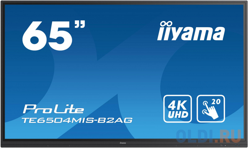 

Монитор жидкокристаллический IIYAMA 55" Touchscreen LCD monitor UHD 4K, VGA, DVI, 2xHDMI, DP, USB, open frame