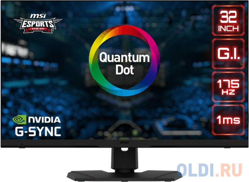

Монитор 32" MSI Optix MPG321QRF QD, Черный