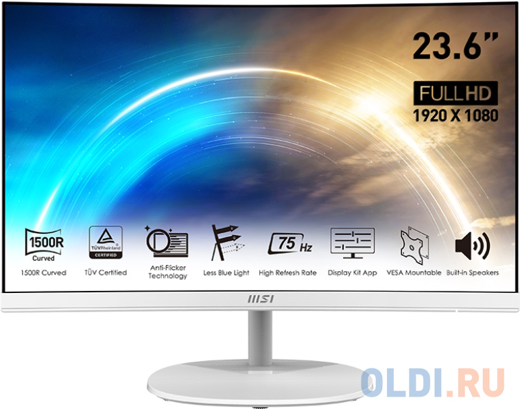 

Монитор 23.6" MSI Pro MP241CAW, Белый