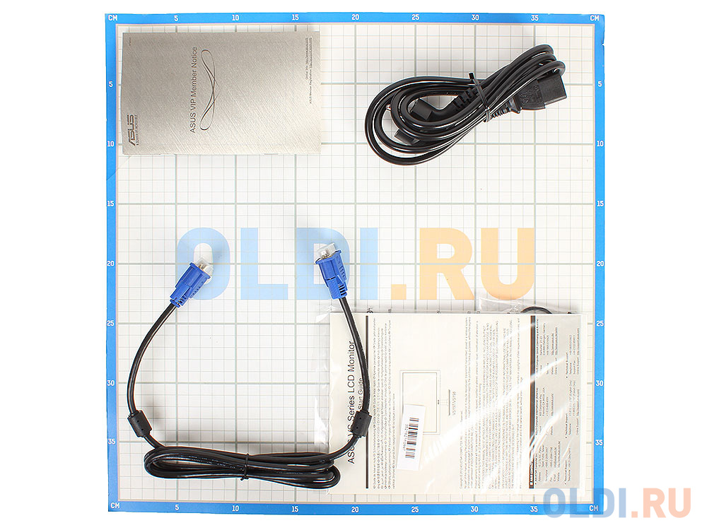 Монитор 18.5" ASUS VS197DE Black LED, 1366x768, 5ms, 200 cd/m2, ASCR 50M:1, D-Sub 90LMF1301T02201C- - фото 5