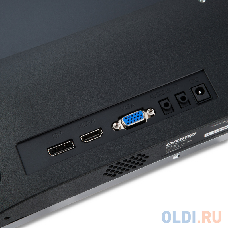 Монитор Digma 23.8" DM-MONB2404 темно-серый IPS LED 5ms 16:9 HDMI M/M матовая 250cd 178гр/178гр 1920x1080 VGA DP FHD 2.7кг фото