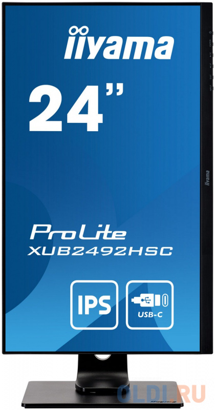 Монитор Iiyama 23.8" ProLite XUB2492HSC-B1 черный IPS LED 16:9 HDMI M/M матовая HAS Piv 250cd 178гр/178гр 1920x1080 75Hz DP FHD USB 5.4кг фото