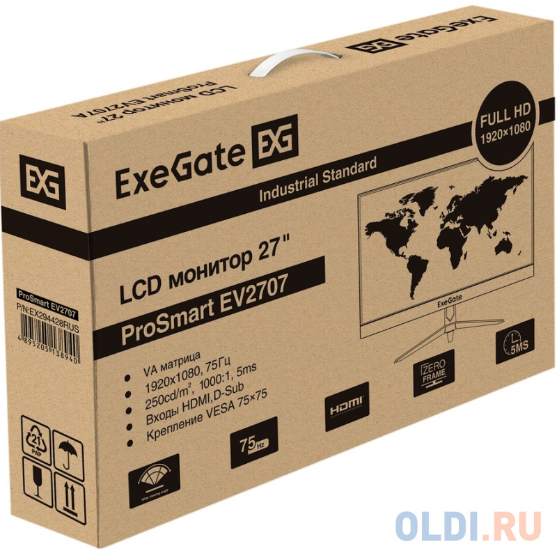 Монитор 27" Exegate ProSmart EV2707 фото