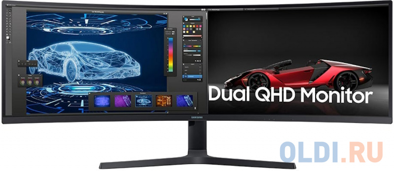 

Монитор Samsung 49" S49A950UIU черный VA LED 32:9 HDMI M/M матовая HAS Piv 250cd 178гр/178гр 5120x1440 DP 2K USB 14.6кг