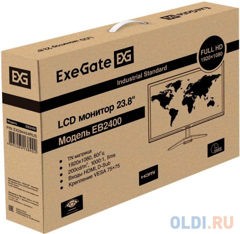 Монитор 23.8" Exegate ExeGate EB2400 фото
