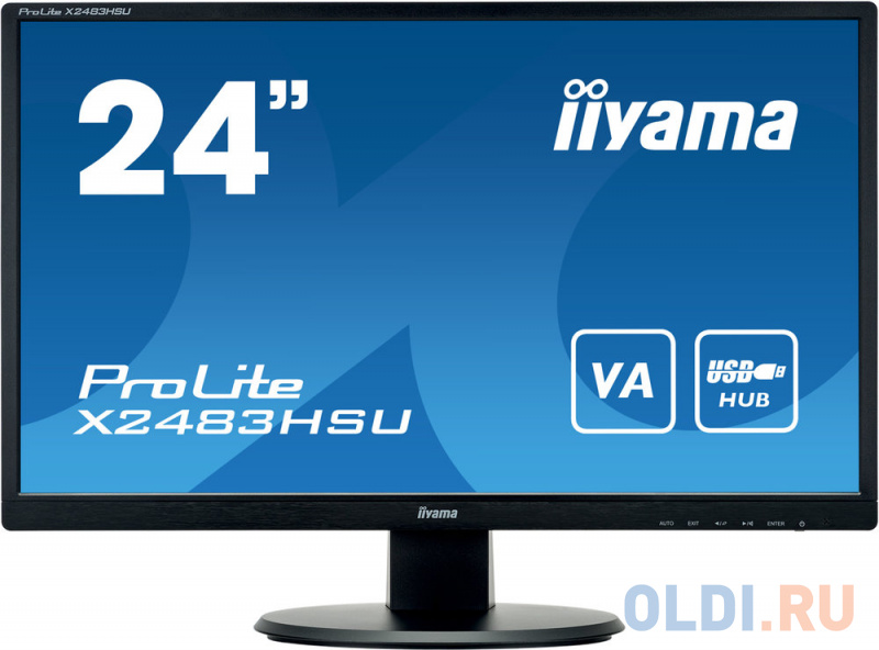 Монитор 23.8" iiYama ProLite X2483HSU-B5