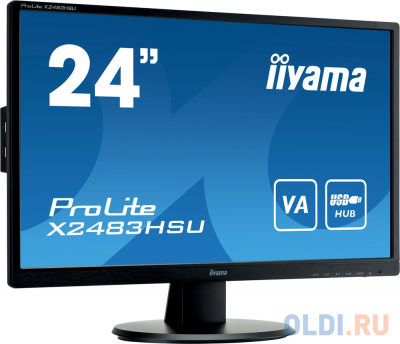 Монитор 23.8" iiYama ProLite X2483HSU-B5 фото