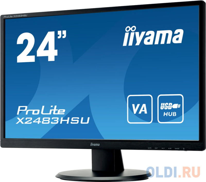 Монитор 23.8" iiYama ProLite X2483HSU-B5 фото