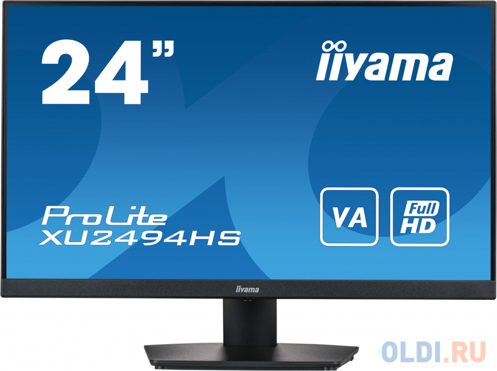 Монитор Iiyama 23.8" ProLite XU2494HS-B2 черный VA LED 4ms 16:9 DVI HDMI M/M матовая 3000:1 250cd 178гр/178гр 1920x1080 75Hz DP FHD 6.4кг
