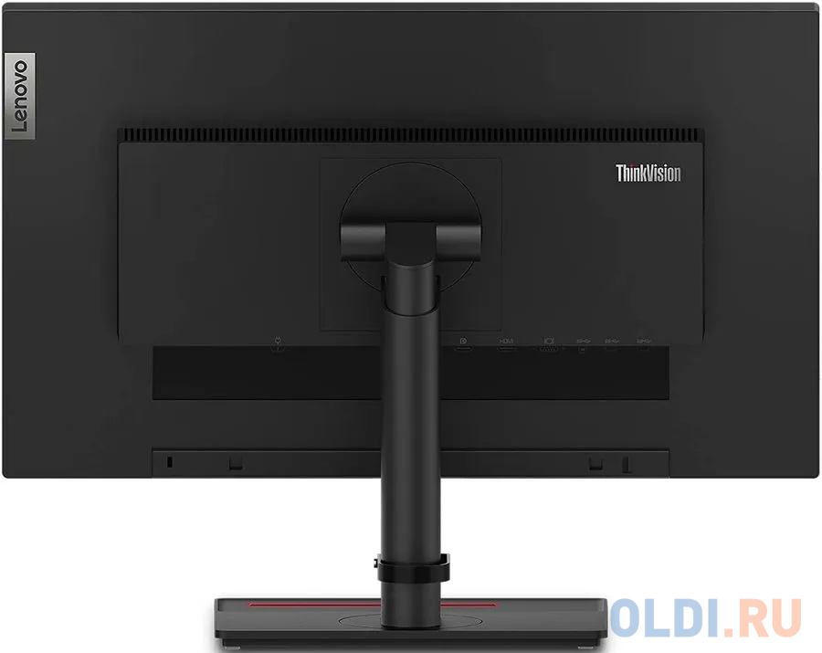 Монитор Lenovo 23.8" ThinkVision T24i-2L черный IPS LED 4ms 16:9 HDMI матовая HAS Piv 250cd 178гр/178гр 1920x1080 60Hz VGA DP FHD USB 5.9кг фото
