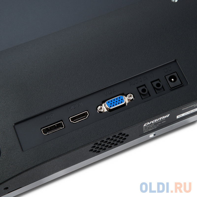 Монитор Digma 27" DM-MONB2704 темно-серый IPS LED 5ms 16:9 HDMI M/M матовая 250cd 178гр/178гр 1920x1080 VGA DP FHD 3.2кг фото