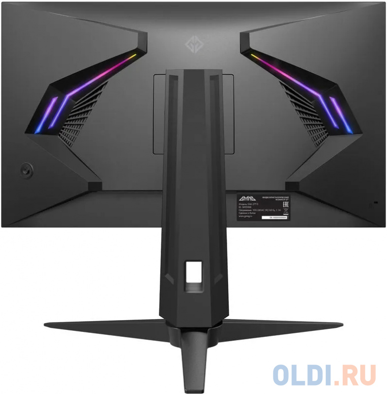 Монитор GMNG 27" Gaming GM-27F11 черный VA LED 1ms 16:9 HDMI M/M матовая HAS Piv 300cd 178гр/178гр 2560x1440 165Hz G-Sync DP 6.63кг фото
