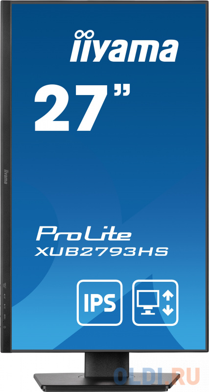 Монитор Iiyama 27" ProLite XUB2793HS-B5 черный IPS LED 16:9 HDMI M/M матовая HAS Piv 300cd 178гр/178гр 1920x1080 75Hz FreeSync DP FHD 6.7кг фото