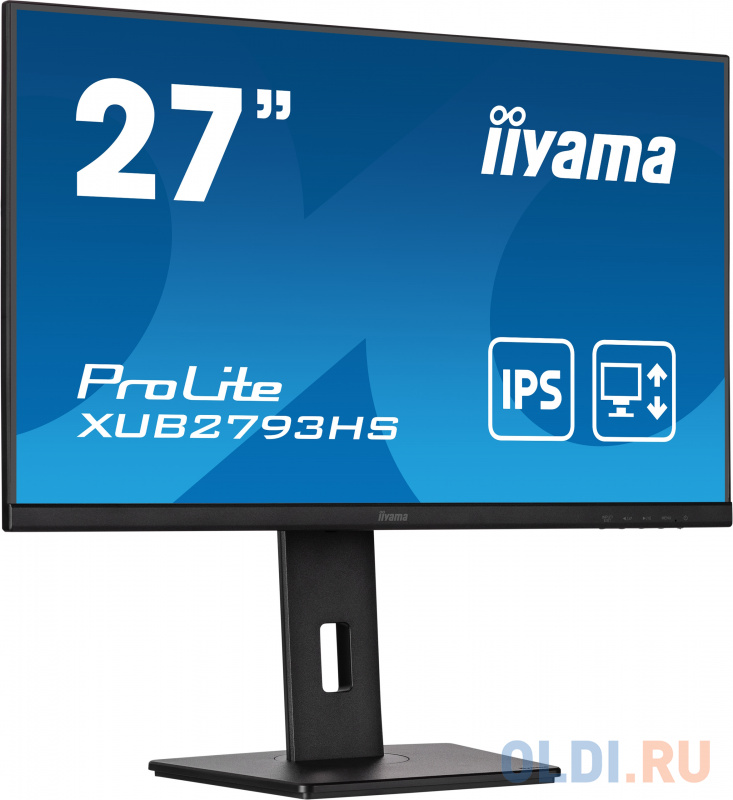 Монитор Iiyama 27" ProLite XUB2793HS-B5 черный IPS LED 16:9 HDMI M/M матовая HAS Piv 300cd 178гр/178гр 1920x1080 75Hz FreeSync DP FHD 6.7кг фото