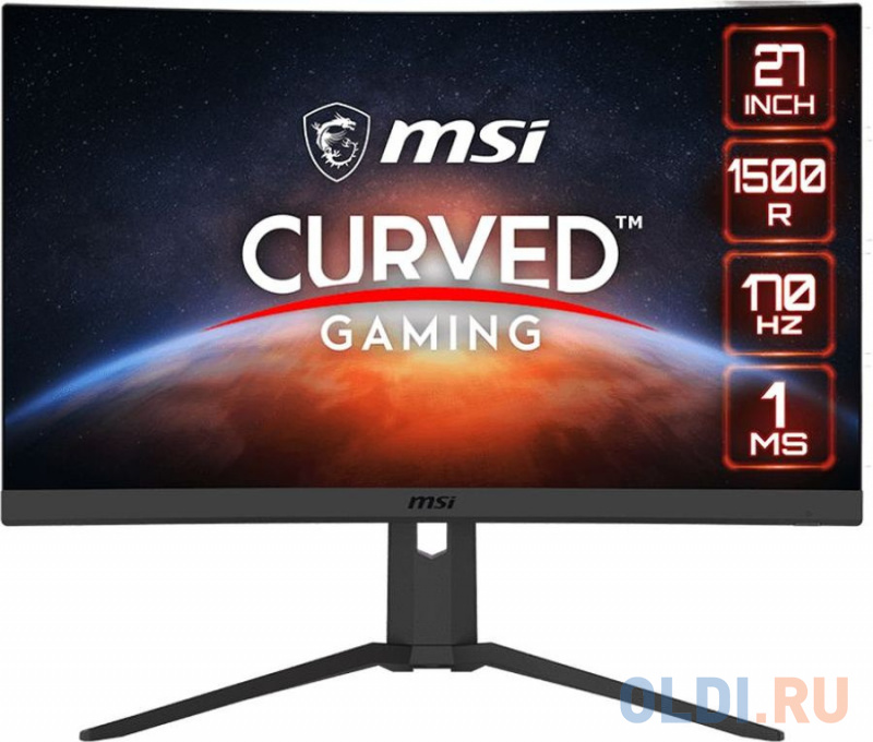 

Монитор MSI 27" G27CQ4P E2 черный VA LED 1ms 16:9 HDMI матовая HAS 250cd 178гр/178гр 2560x1440 170Hz FreeSync Premium DP 2K 4.8кг