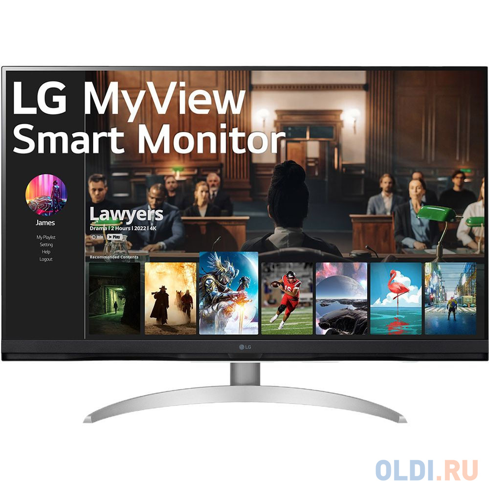 Монитор 31.5" LG MyView 32SQ700S-W - MyView 32SQ700S-W