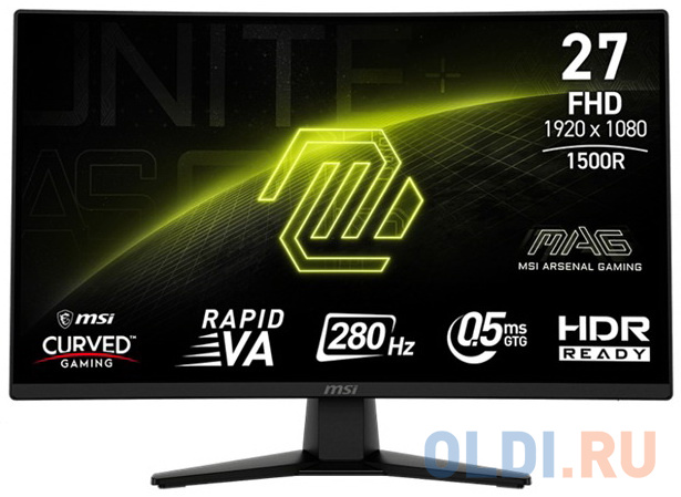 

Монитор 27" MSI MAG 274CXF, Черный