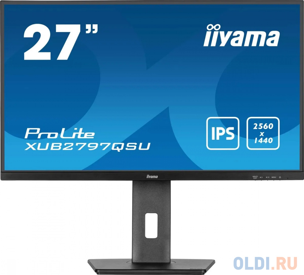 

Монитор 27" iiYama ProLite XUB2797QSU-B1, Черный