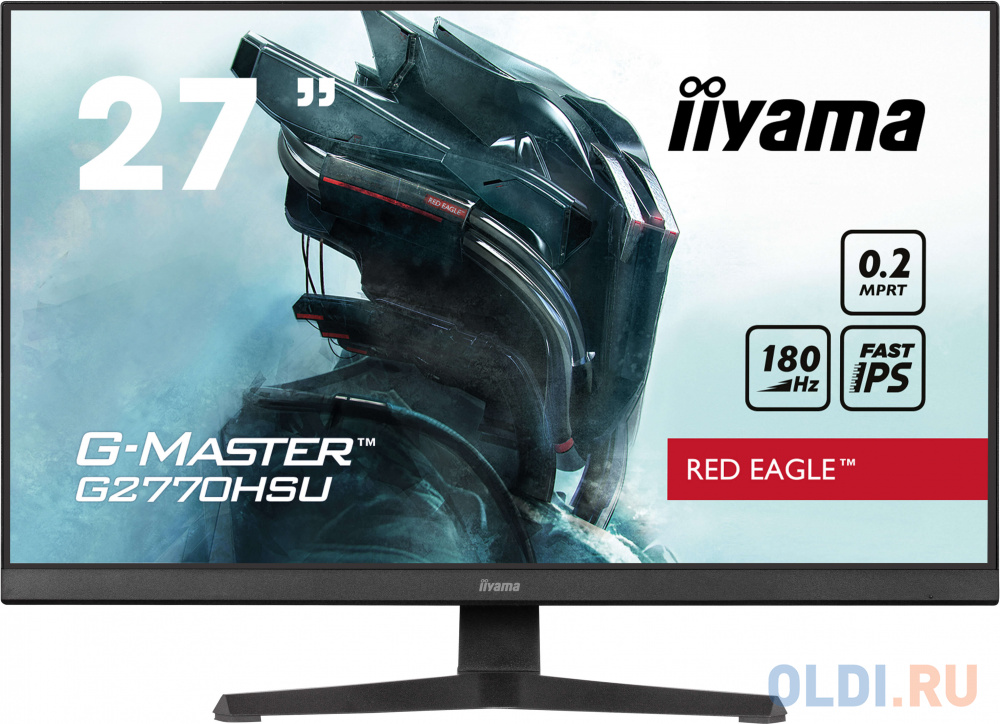 

Монитор LCD 27'' 16:9 1920х1080(FHD) IPS, 240 Hz, 300 cd/m2, H178°/V178°, 1000:1, 80M:1, 16.7M, 0,1 ms, HDMI, DP, USB-Hub, Tilt, Speakers, 3