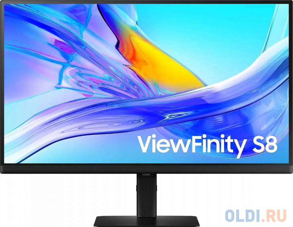 Samsung 27" ViewFinity S8 S27D804UAI IPS LED 16:9 3840x2160x60Hz 5ms 350cd 1000:1 178/178 1, 07 млрд DP; HDMI; USB-C (90 Вт); USB3.0x3;Tilt; Swiv; - LS27D804UAIXCI