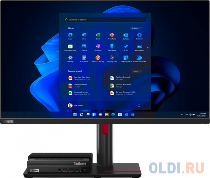

Lenovo ThinkCentre TIO Flex 27i 27" FHD(1920x1080) IPS AG, 6ms, 300cd, 1000:1, 4x USB 3.2 Gen 1 (1x BC), 1x USB-B 3.2 Gen 1, 1x HDMI 1.4, 1x DP 1