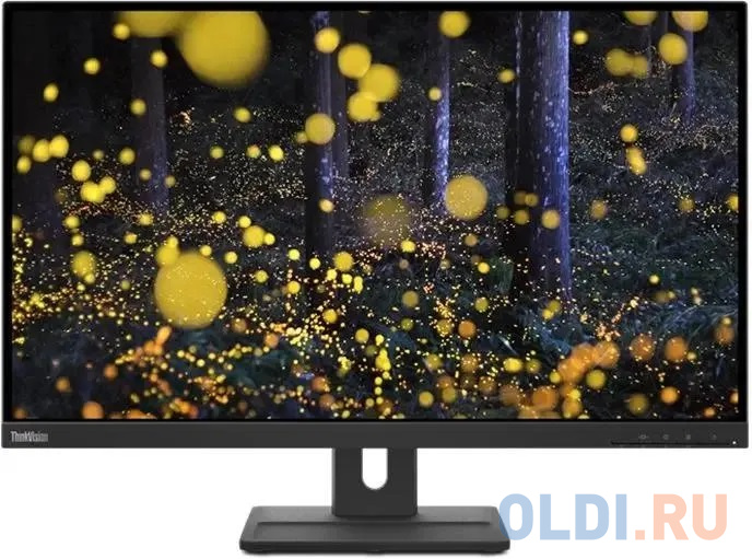 Монитор Lenovo 27" E27q-20 Black, 16:9, IPS, 2560 x 1440, 4ms, 350cd, 75Hz, 1xHDMI, 1xDP, SPK, HAS - 62D0GAR1CB