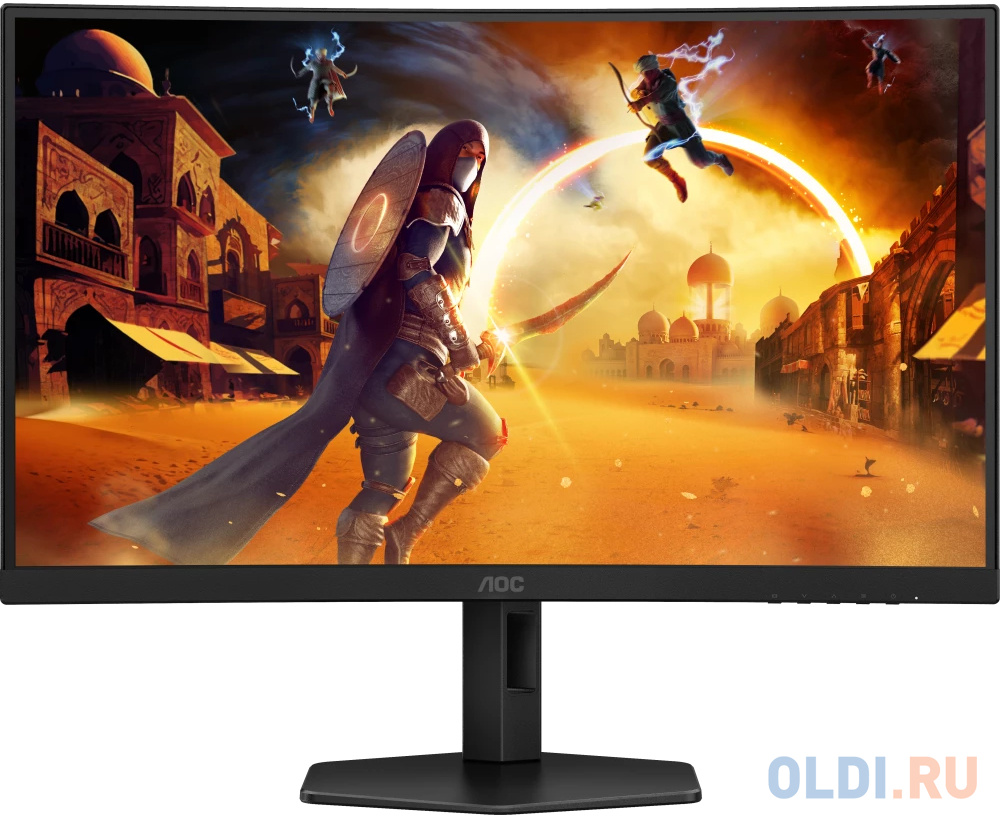 Монитор 27&amp;quot; AOC CQ27G4X Black (VA, изогнутый, 2560x1440, 180Hz, 0.5 ms, 178°/178°, 300 cd/m, 80M:1, +2xHDMI 2.0, +DisplayPort 1.4)