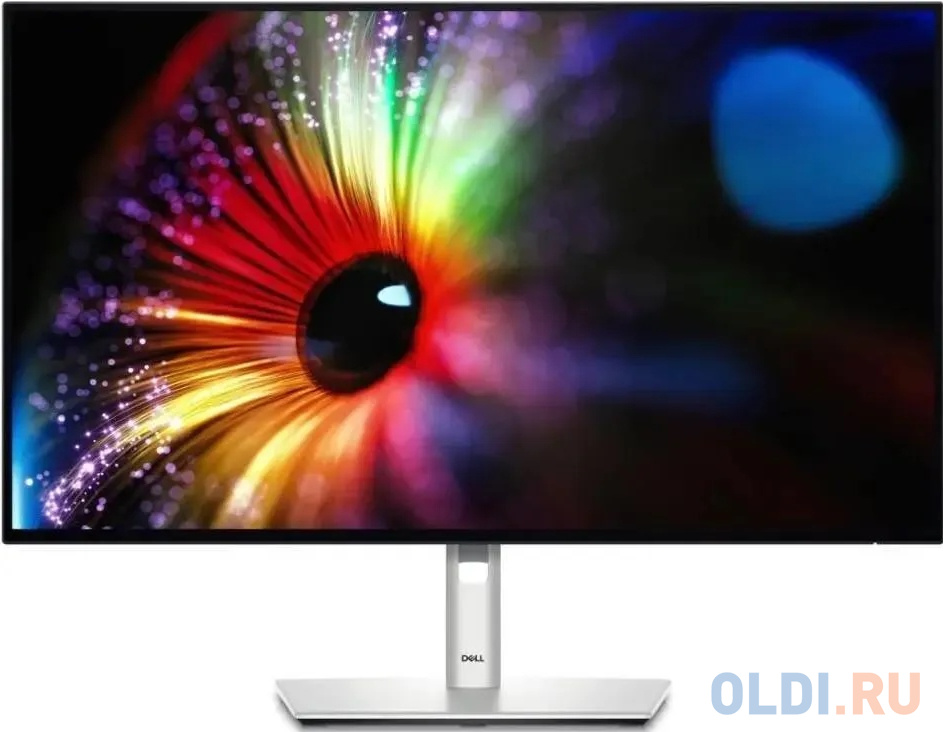 27" Монитор DELL UltraSharp U2724D, 2560x1440, IPS, 120Гц, 1хHDMI, 1хDP, 2хType-С, серебристый/черный - U2724D