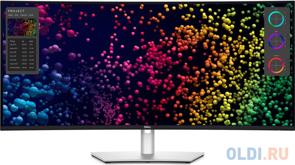 

Dell 40" U4025QW, Curved Thunderbolt™ Hub Monitor 2500R IPS Black Technology, 5120 x 2160 at 120 Hz, 2000:1, 21:9, 600 cd/m2 (HDR peak), 5 ms