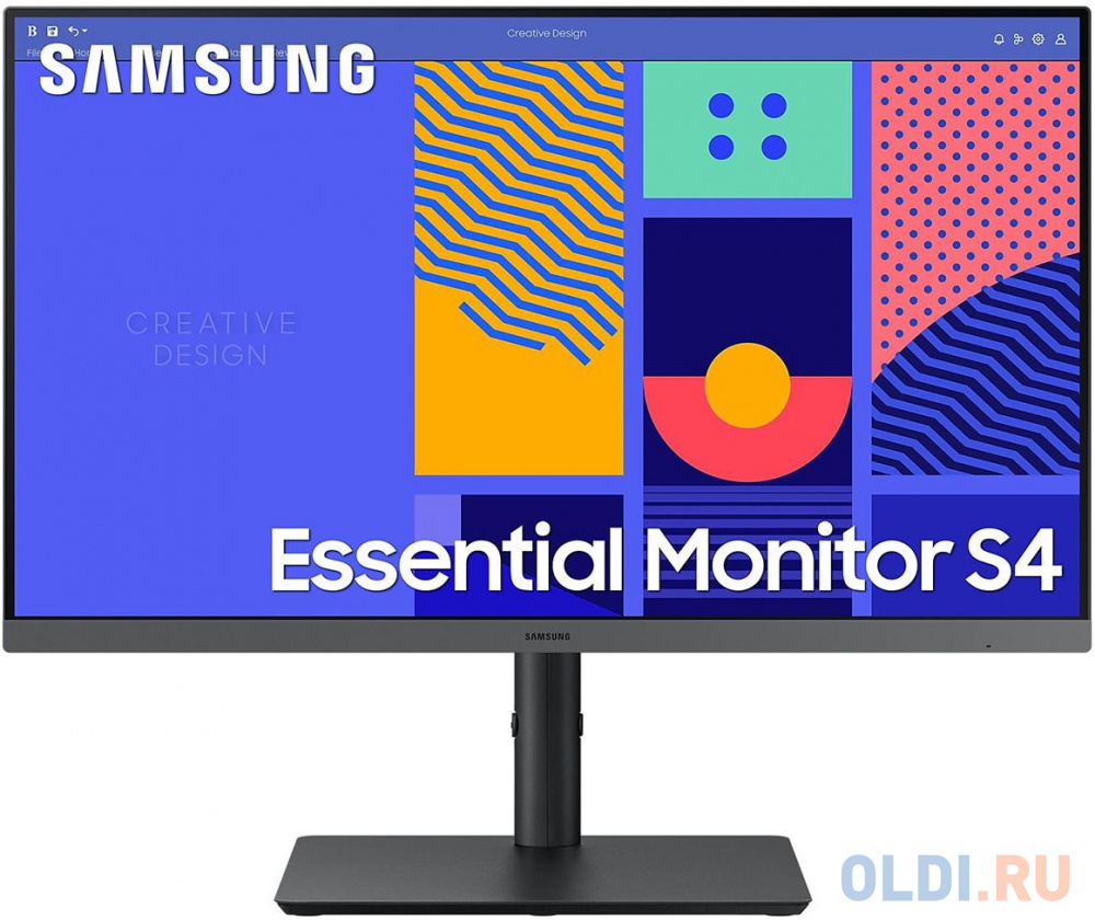 

Монитор 24" Samsung Essential S4, Черный