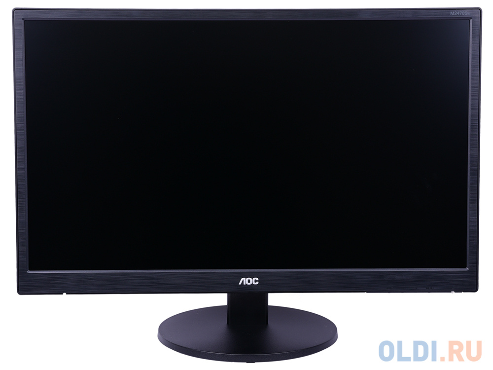 Монитор 23.6" AOC M2470SWH MVA, 1920x1080, 250 cd/m2, DCR 50M:1, D-Sub, HDMI*2, 1Wx2, Headph.Out, vesa фото