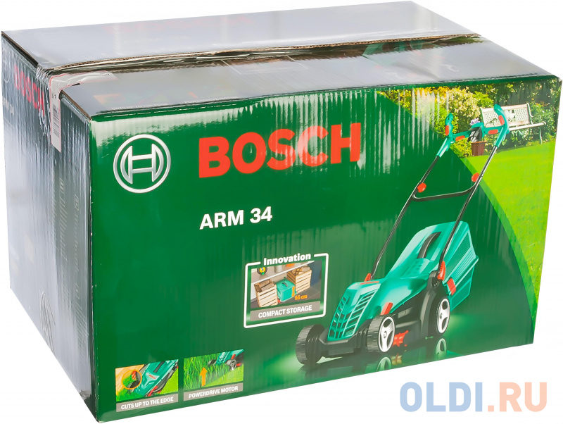 Газонокосилка электрическая Bosch ARM 34 фото