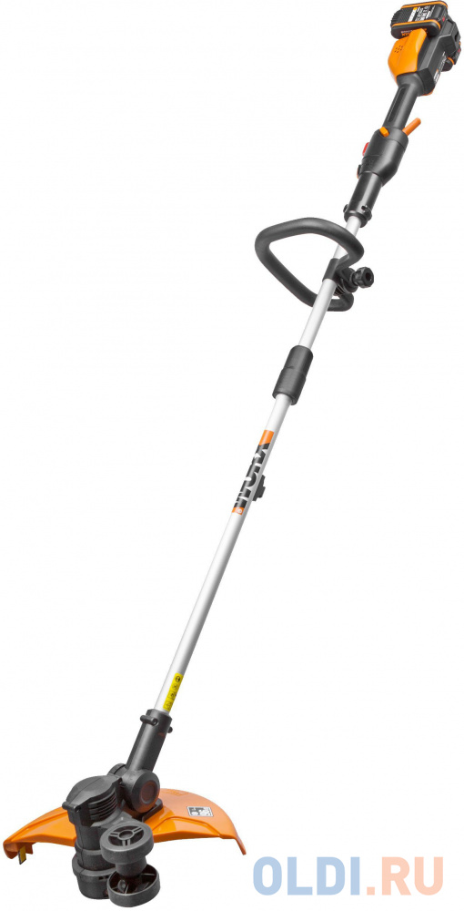 

Триммер аккумуляторный WORX WG184E, 40В, 33 см, 2*2,0 Ач, двойное ЗУ 2x2A
