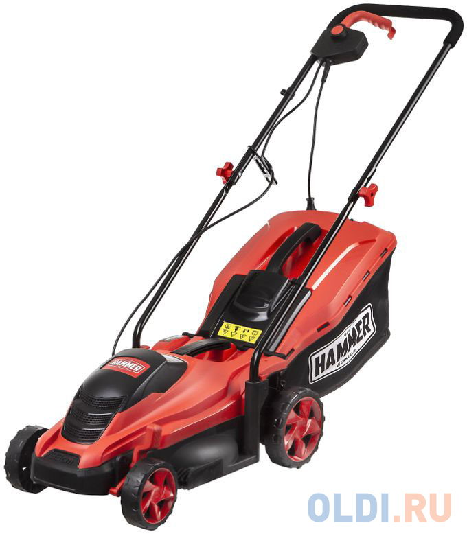 

Hammer ETK1600A Газонокосилка электро [641164] { 1600Вт шир.33см выс.20-70мм травосборник 35л }