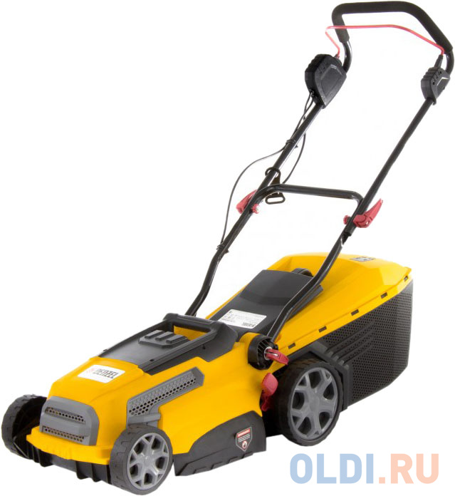 

Газонокосилка электрическая GC-1500, 1500 Вт, шир. 36 см, 6 уров., пласт. травосб. 40 л.// Denzel