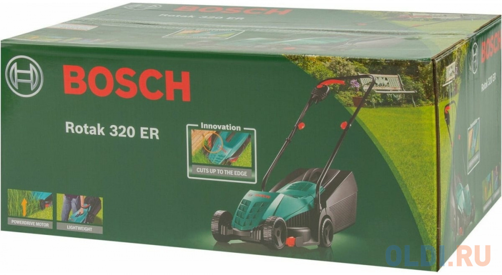 Газонокосилка электрическая Bosch Rotak 320 ER фото